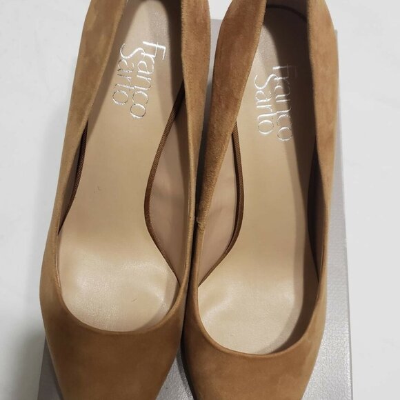 Franco Sarto Palma Women shoes Tan Suede Classic Pumps - Picture 2 of 9